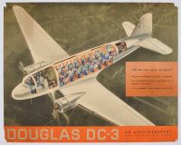 Douglas DC3 - Mounted (Poster)