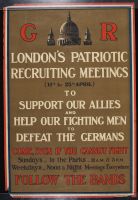 Londons Patiotic Recruiting Meetings - Before (Poster)