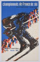 Championnats De France De Ski - Mounted (Poster)