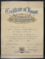 Certificate Of Honor - Before (Poster)