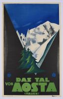 Das Tal Von Aosta - Mounted (Poster)
