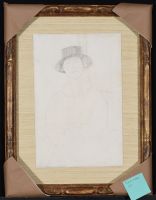 Drawing of a Woman - Before in frame (Poster)